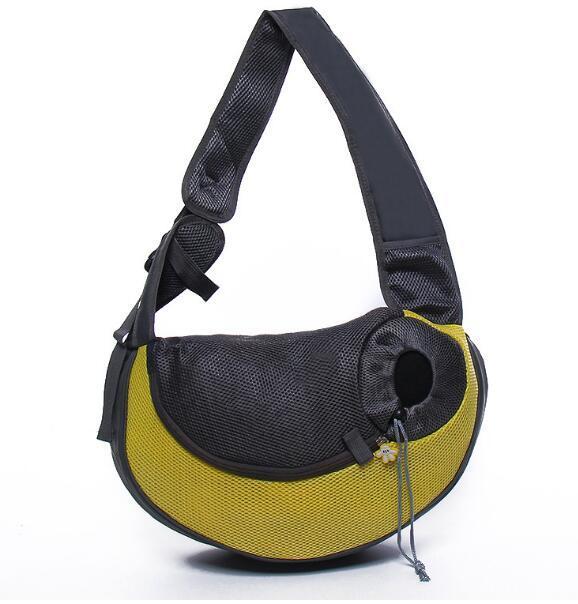Outdoor Mesh Pet Carrier Shoulder Bag For Travel Comfort