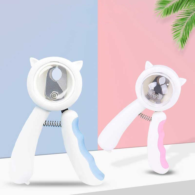 Splash-Proof Pet Nail Scissors For Safe Grooming