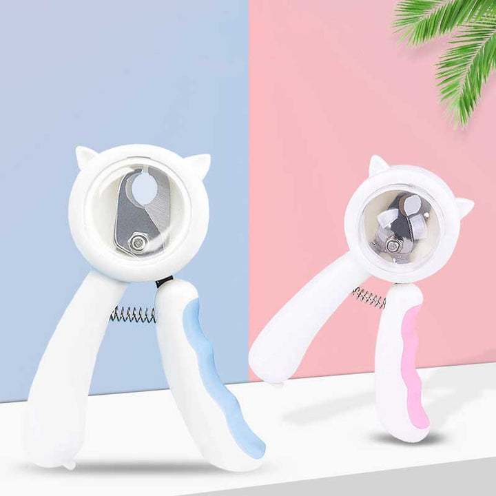 Splash-Proof Pet Nail Scissors For Safe Grooming