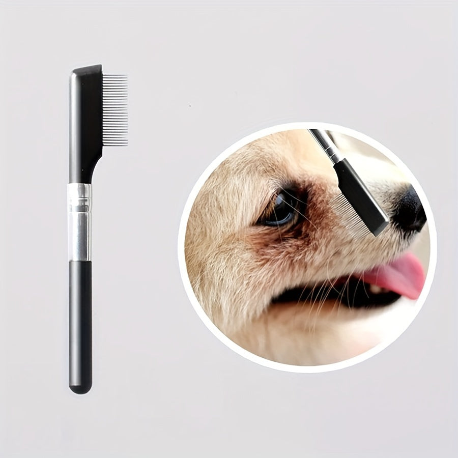 Soft Pet Eye Grooming Brush With Tear Stain Comb Tool