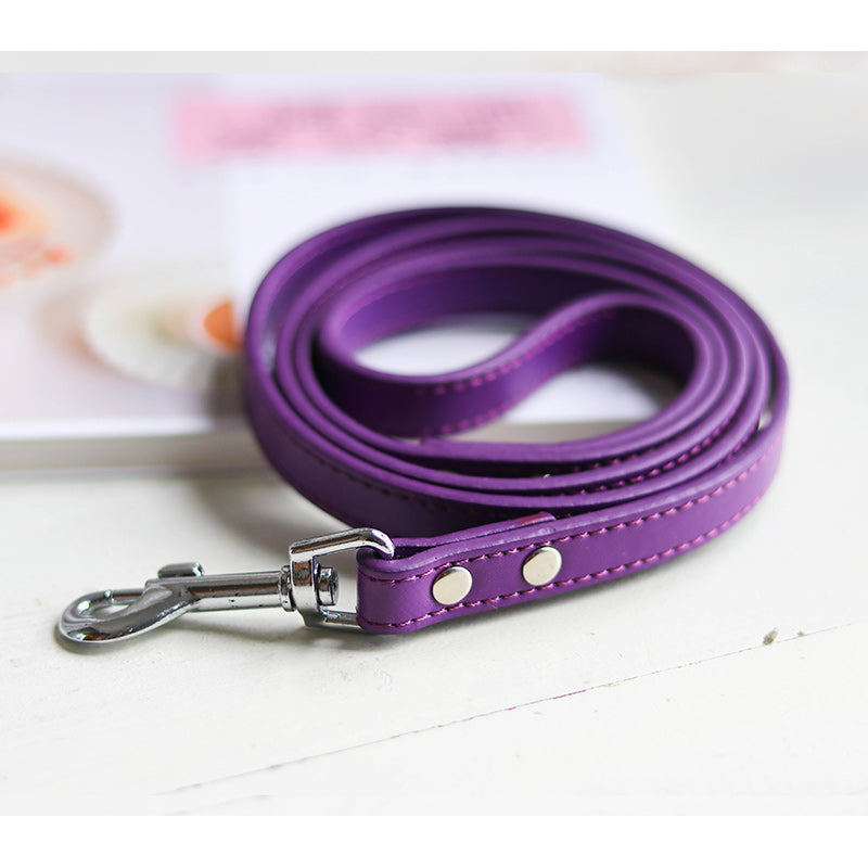 Adjustable Pet Leash Collar Set