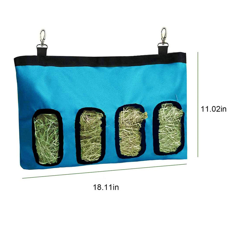 Hanging Small Pet Hay Feeder Storage Bag
