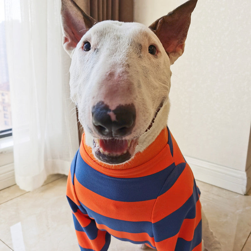 Fashion Striped Pet T-Shirt Simple Cute Apparel