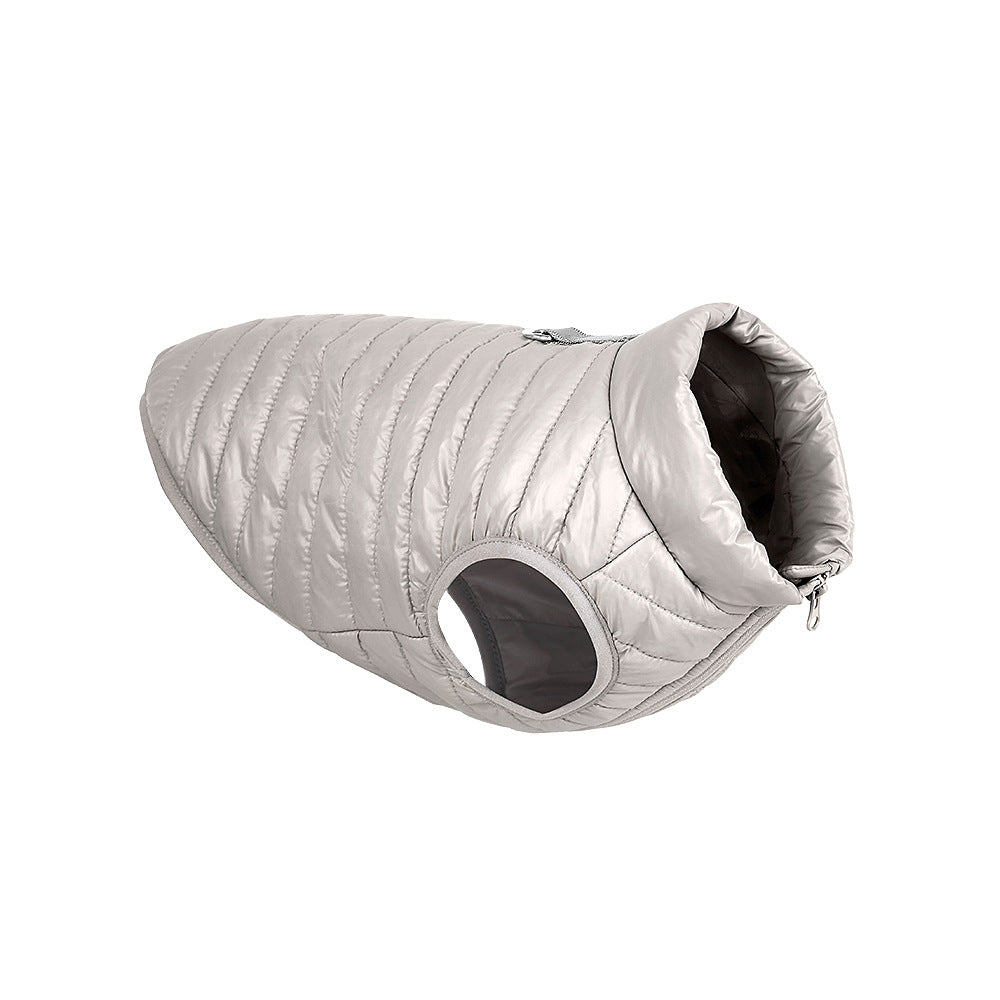 Autumn Winter Nylon Zipper Warm Pet Jacket
