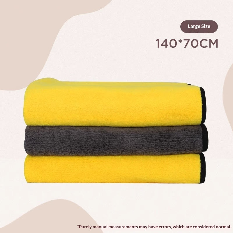 Super Absorbent Quick-Drying Pet Bath Towel For Grooming