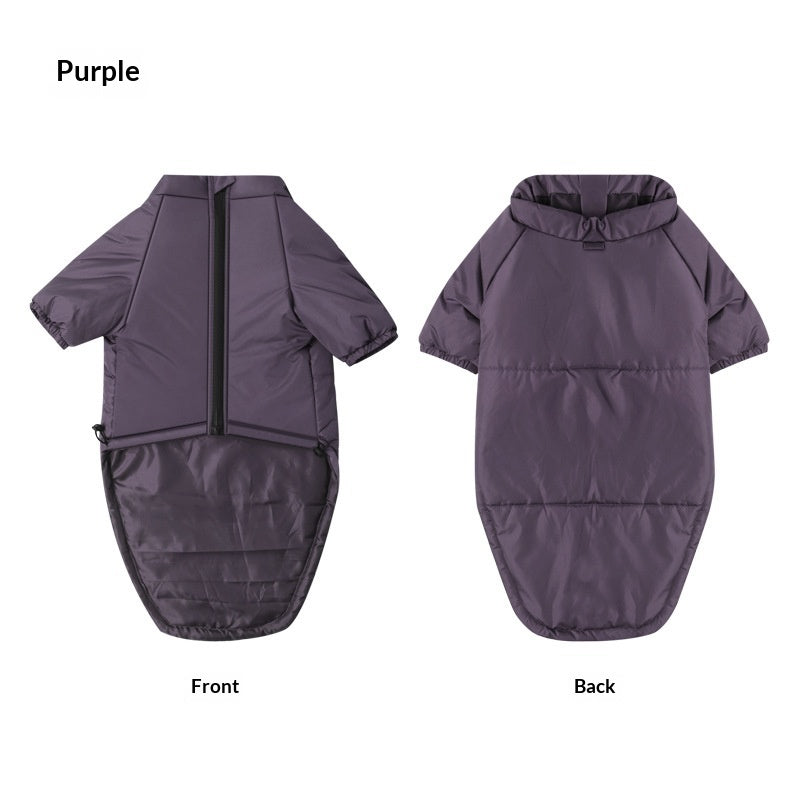 Cotton Two-Leg Pet Jacket For Comfort And Warmth
