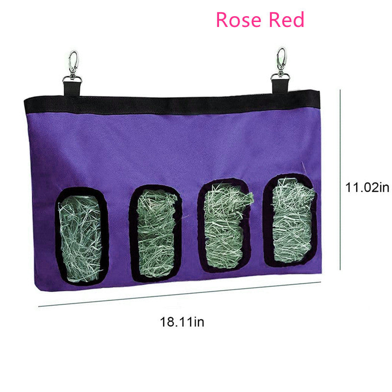 Hanging Small Pet Hay Feeder Storage Bag