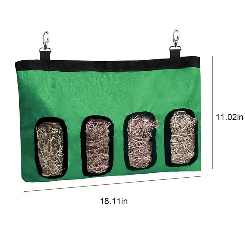 Hanging Small Pet Hay Feeder Storage Bag