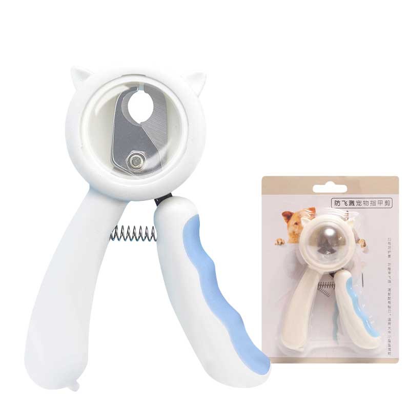 Splash-Proof Pet Nail Scissors For Safe Grooming