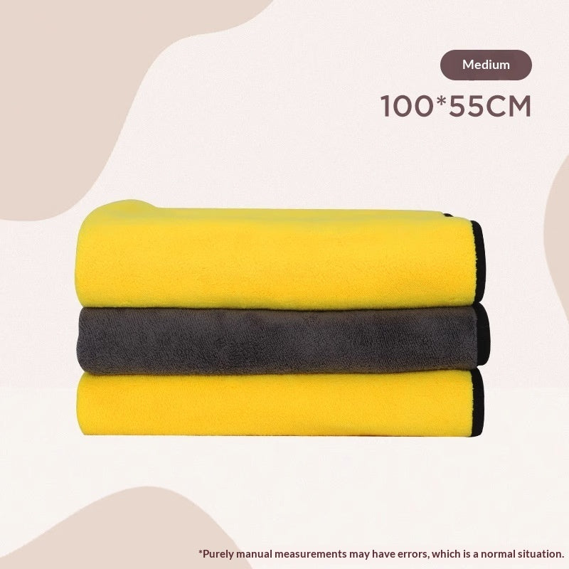 Super Absorbent Quick-Drying Pet Bath Towel For Grooming