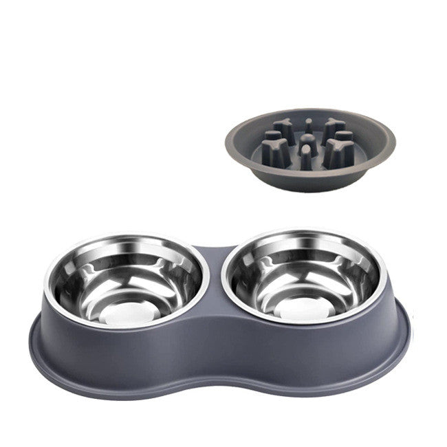 Removable Slow Feeding Pet Bowl For Controlled Eating