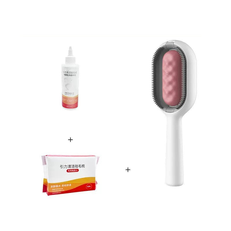Pet Grooming Dematting Brush For Hair Removal And Cleaning Tool