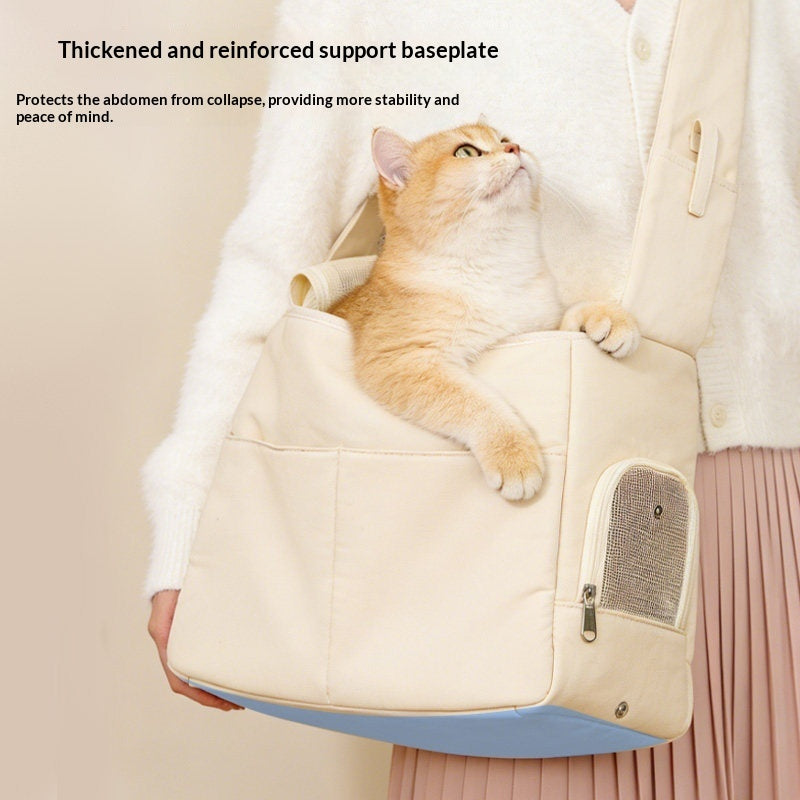 Portable Pet Carrier For Outdoor Travel Comfort
