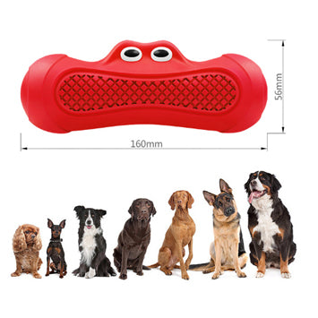 Vocal Rubber Rugby Pet Chew And Teething Toy