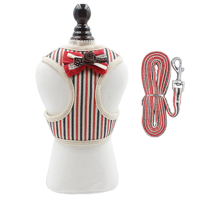 New Vest Style Adjustable Pet Chest Strap Harness