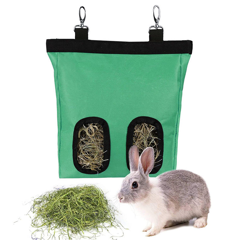 Hanging Small Pet Hay Feeder Storage Bag
