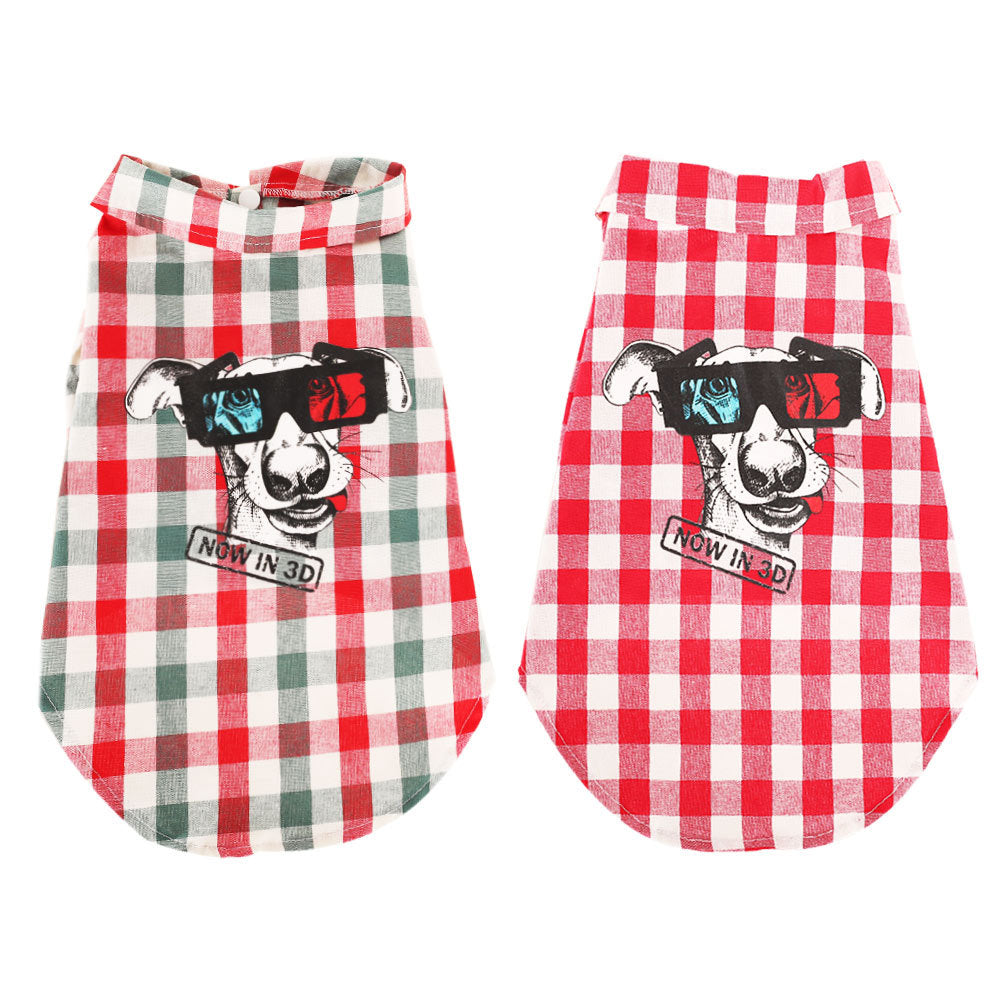Summer Pet Graphic T-Shirt Casual Apparel