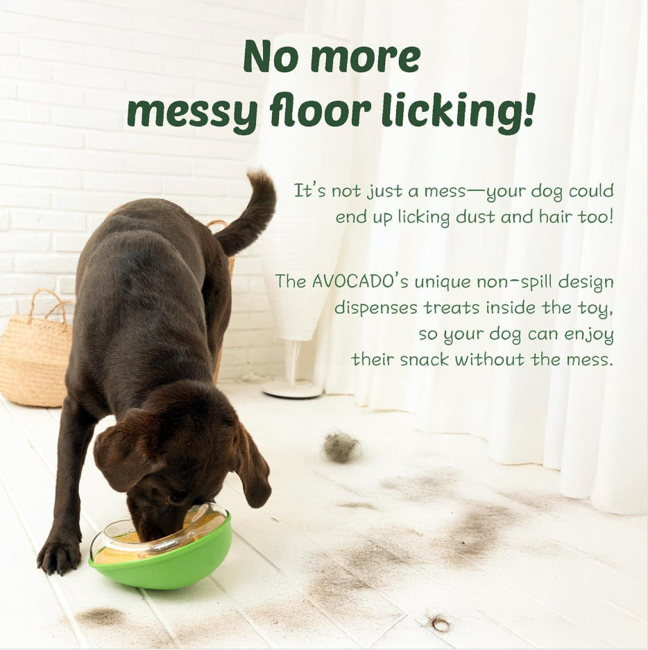 Anti-Tumble Avocado Shape Pet Feeding Bowl