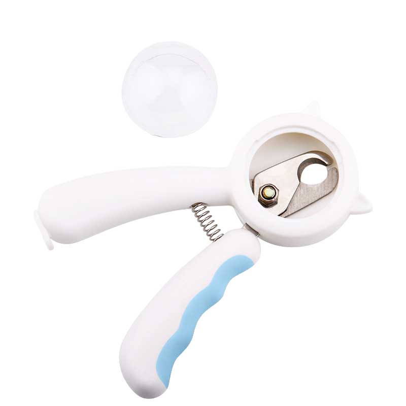 Splash-Proof Pet Nail Scissors For Safe Grooming