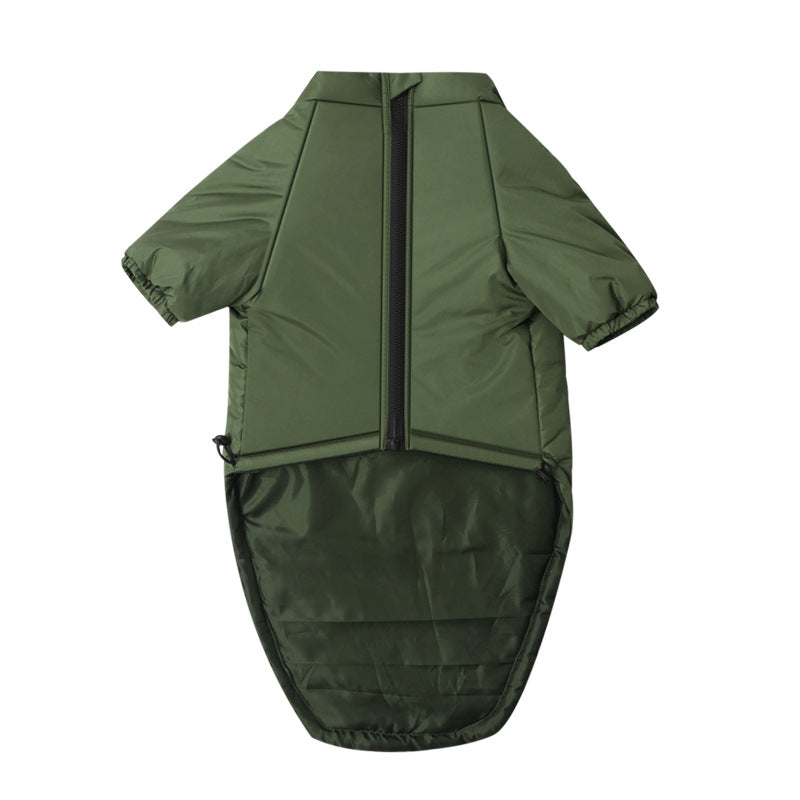 Cotton Two-Leg Pet Jacket For Comfort And Warmth