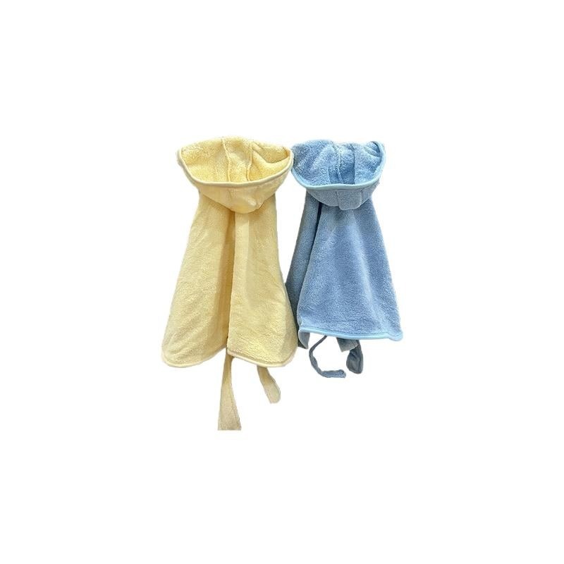 Soft Coral Fleece Wearable Pet Bathrobe Towel
