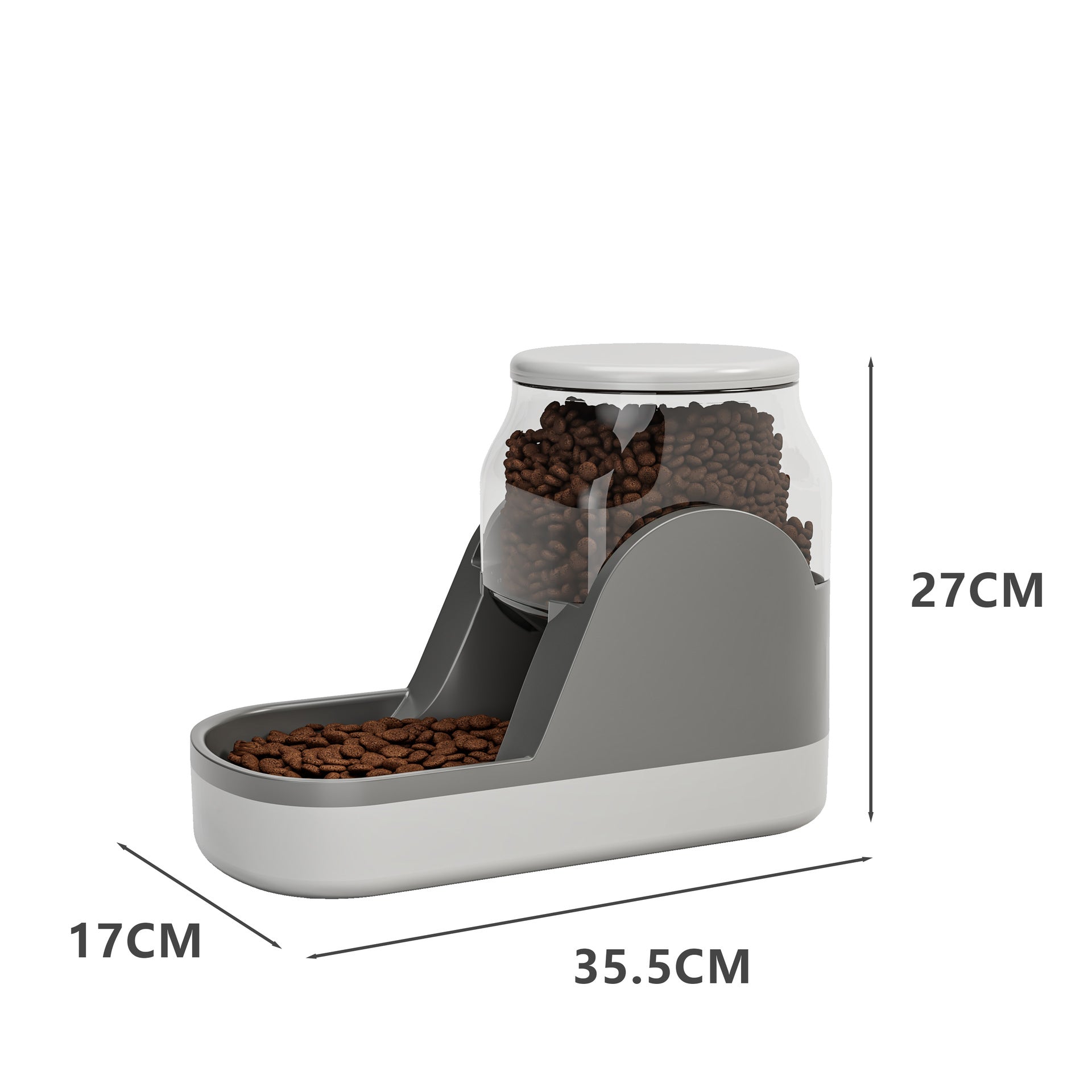 Automatic Pet Water Fountain And Food Dispenser Bowl