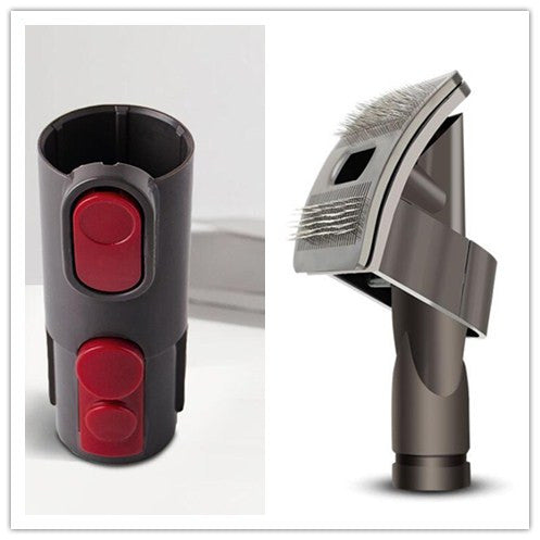 Pet Grooming Brush Vacuum Attachment For Hair Removal Tool