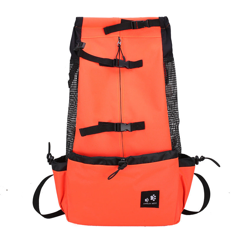 Portable Pet Carrier Backpack For Outdoor Travel And Comfort