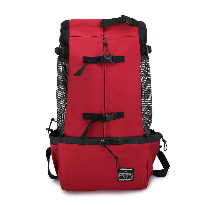 Portable Pet Carrier Backpack For Outdoor Travel And Comfort
