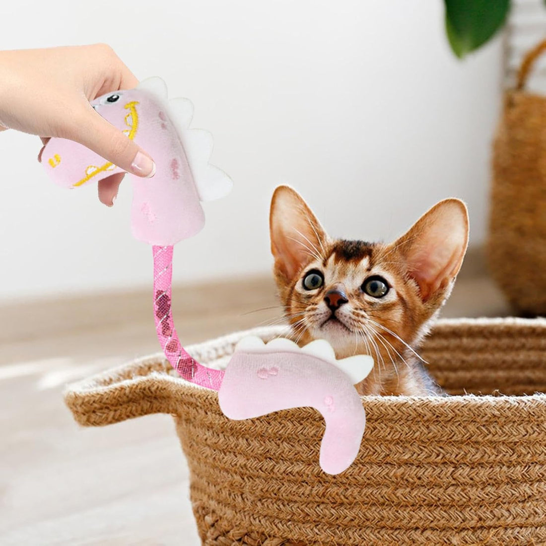 Catnip Rope Chew And Teeth Cleaning Interactive Pet Toy