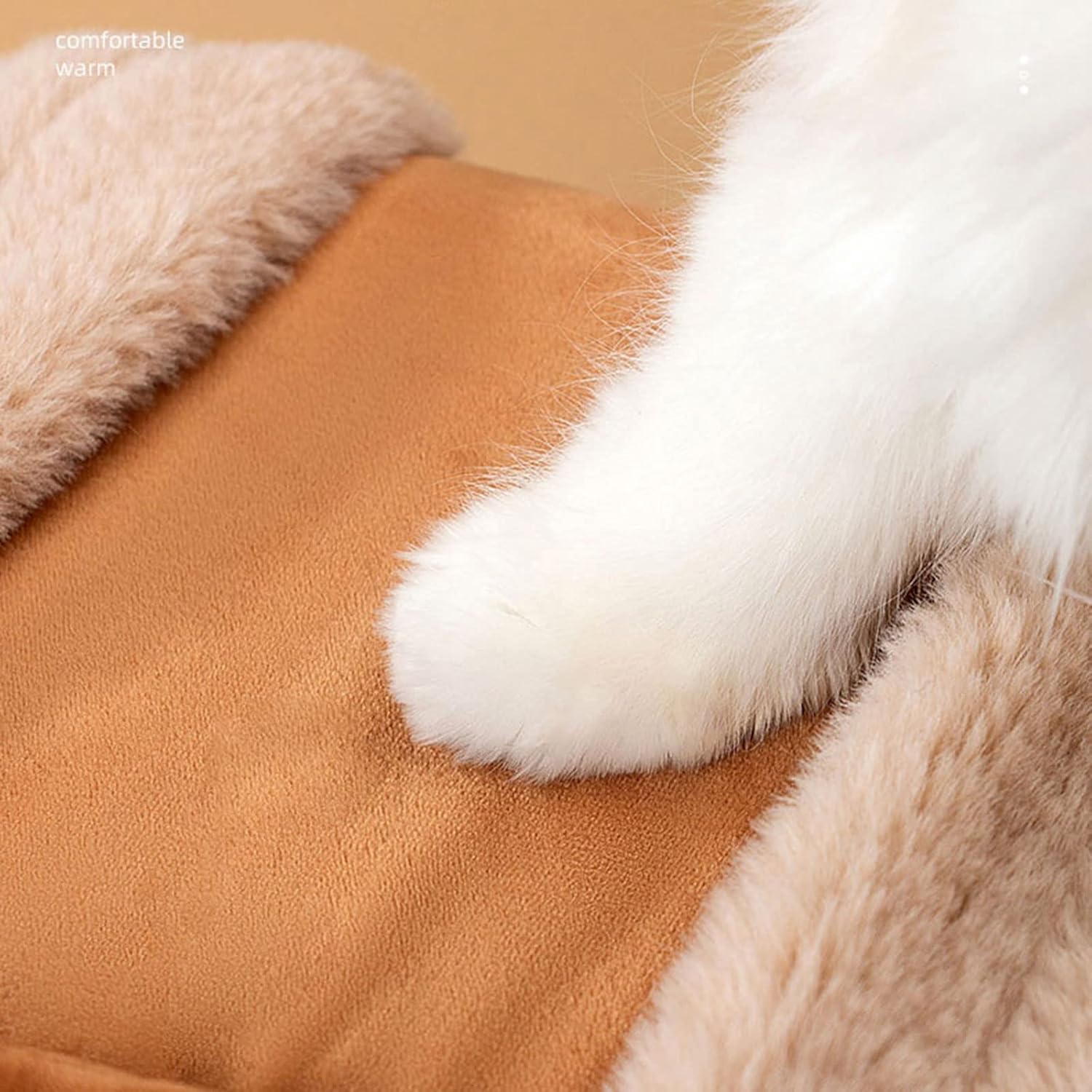 Plush Pet Carrier Backpack For Winter Travel Comfort