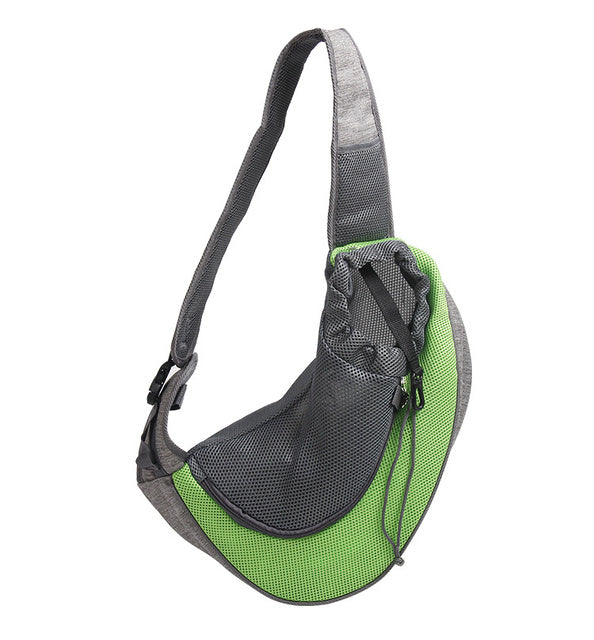 Outdoor Mesh Pet Carrier Shoulder Bag For Travel Comfort