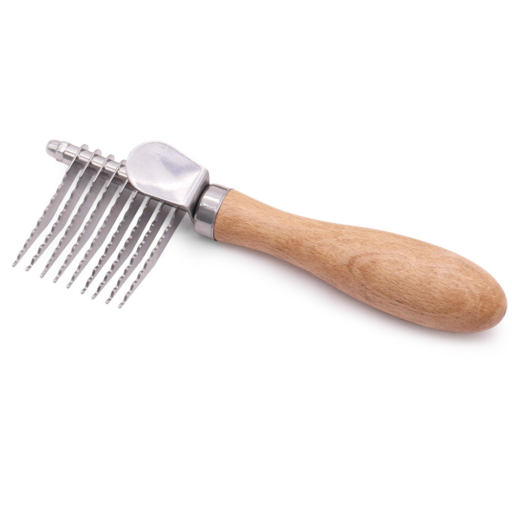 Pet Grooming Brush For Removing Knots And Loose Fur