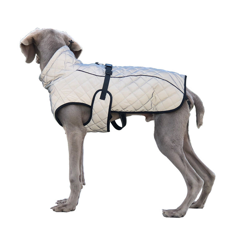 Reflective Full-Body Tactical Pet Jacket For Outdoor Use