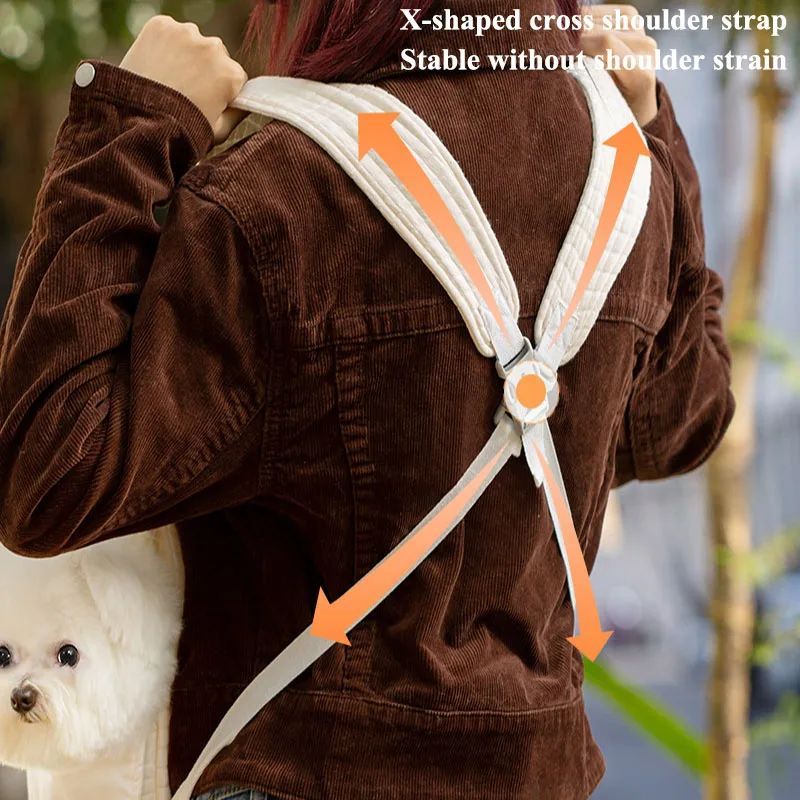 Breathable Pet Carrier Chest Backpack For Outdoor Travel Comfort