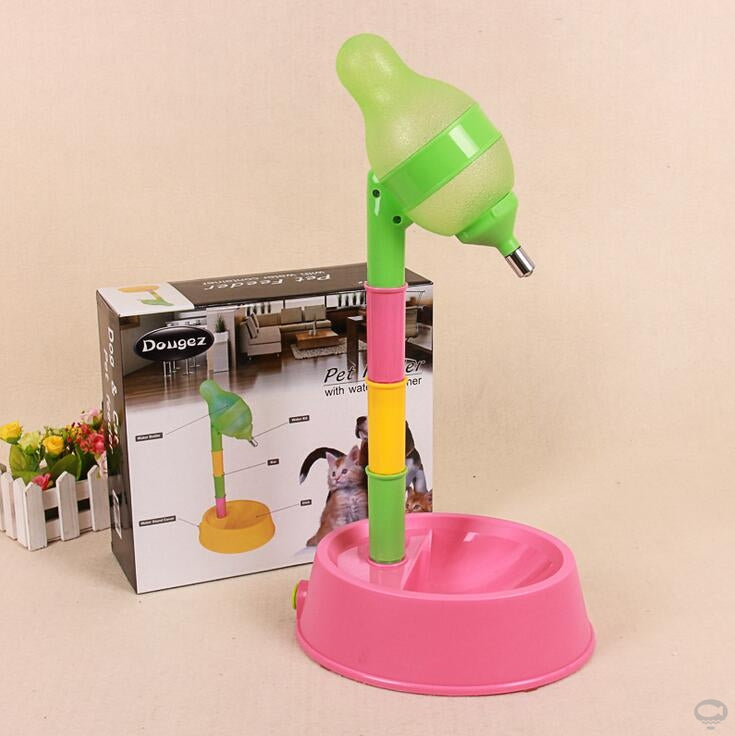 Automatic Adjustable Height Pet Water Dispenser Fountain Stand
