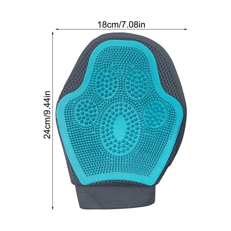 Silicone Horse Massage Grooming Gloves