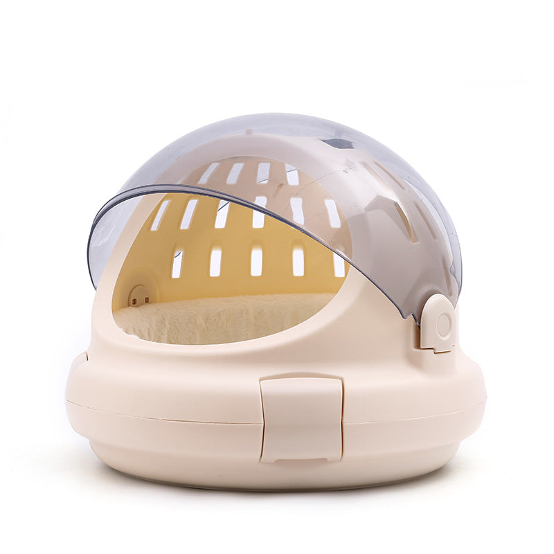 Panoramic Space Capsule Pet Carrier With Comfortable Cushion