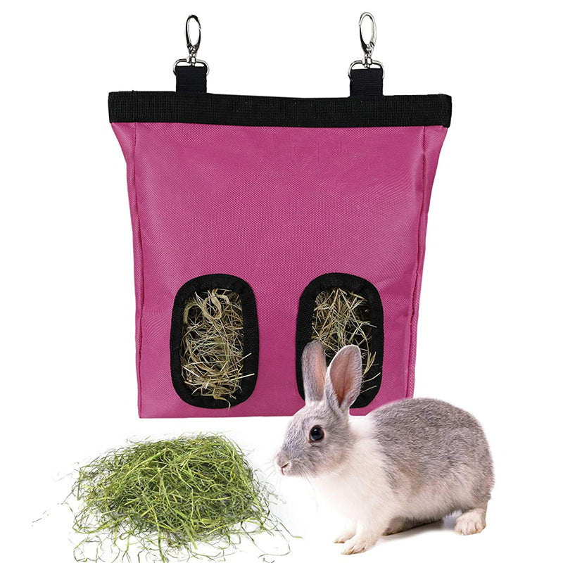 Hanging Small Pet Hay Feeder Storage Bag