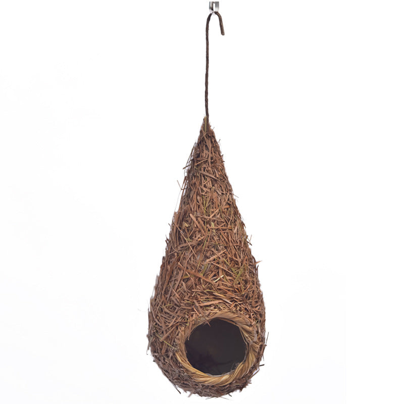 Outdoor Straw Bird Nest Cage