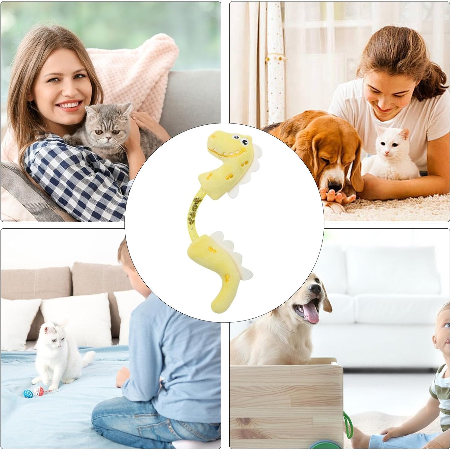 Catnip Rope Chew And Teeth Cleaning Interactive Pet Toy