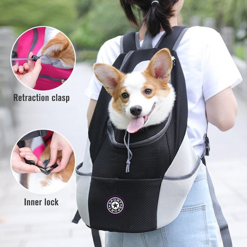 Portable Pet Carrier Backpack For Outdoor Travel