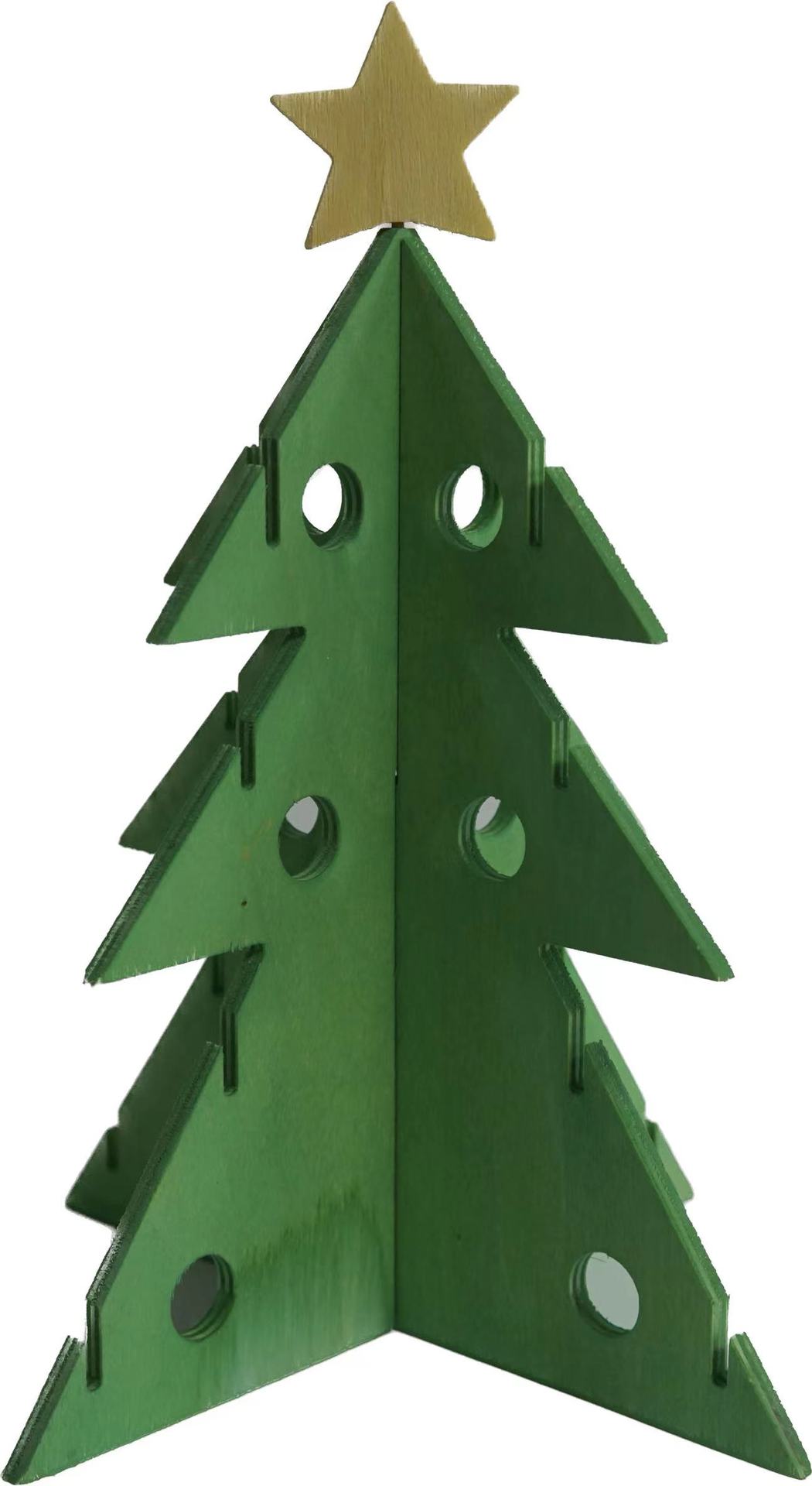 Christmas Wooden Small Animal Feeder Rack Toy