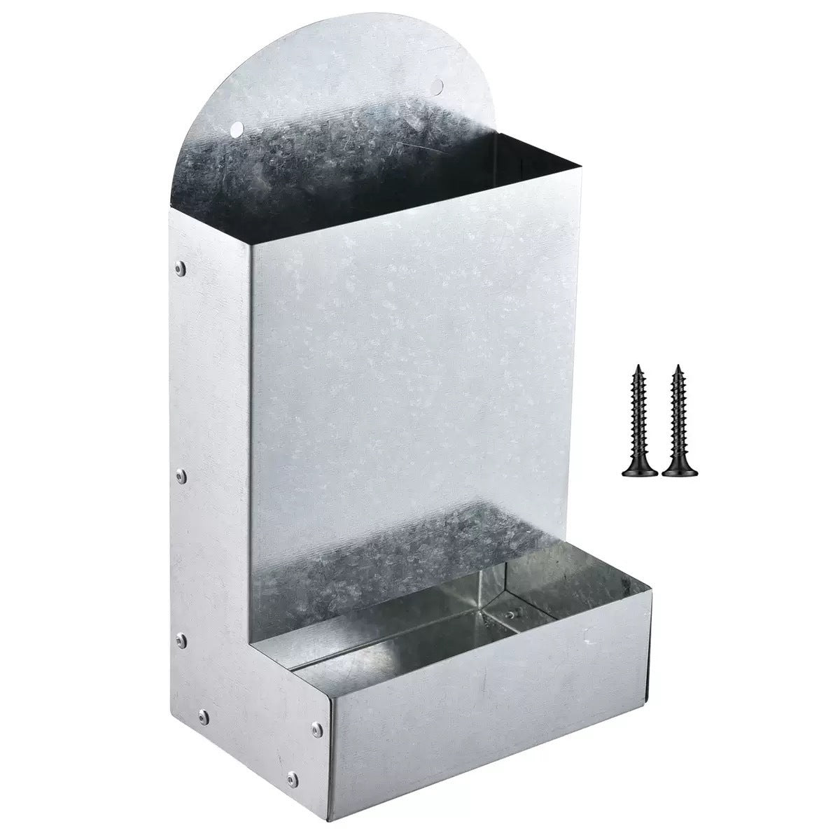 Metal Poultry Feeding Trough Bird Small Animal Feeder