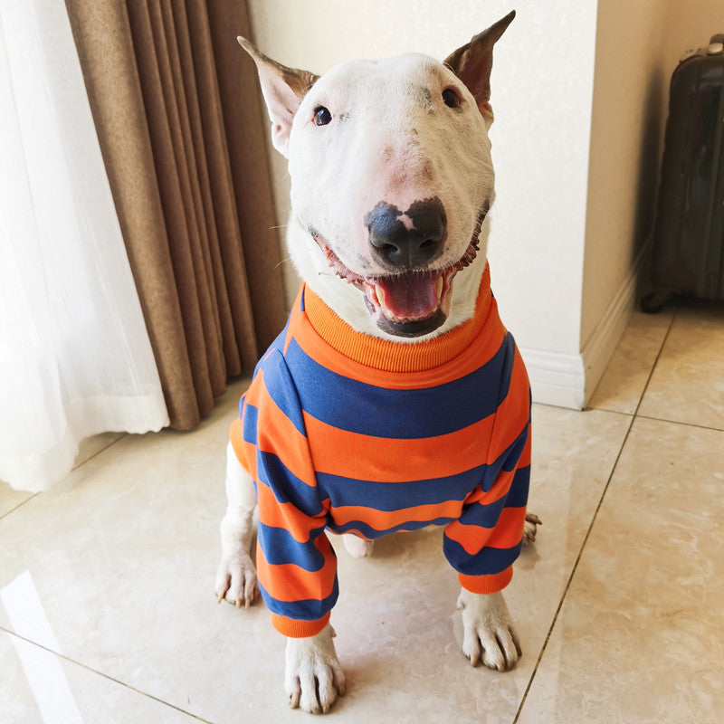 Fashion Striped Pet T-Shirt Simple Cute Apparel