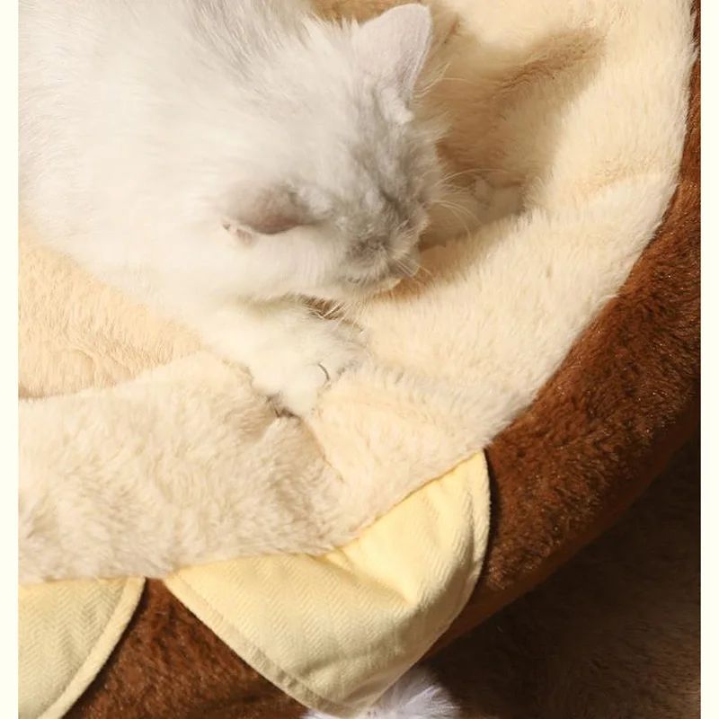 Round Winter Warm Soft Deep Sleep Pet Sofa Bed