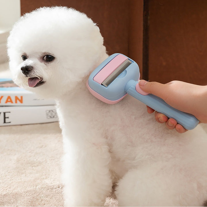 Pet Deshedding Grooming Brush For Hair Reduction And Care