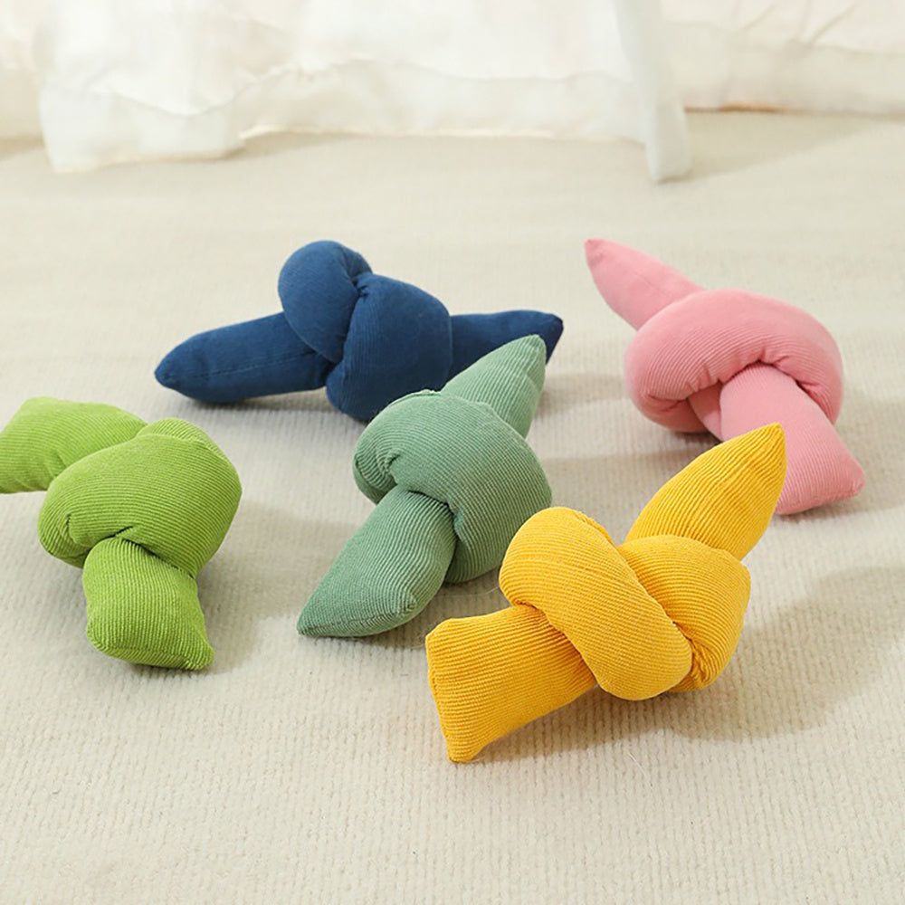 Interactive Cotton Rope Knot Tug And Chew Pet Toy