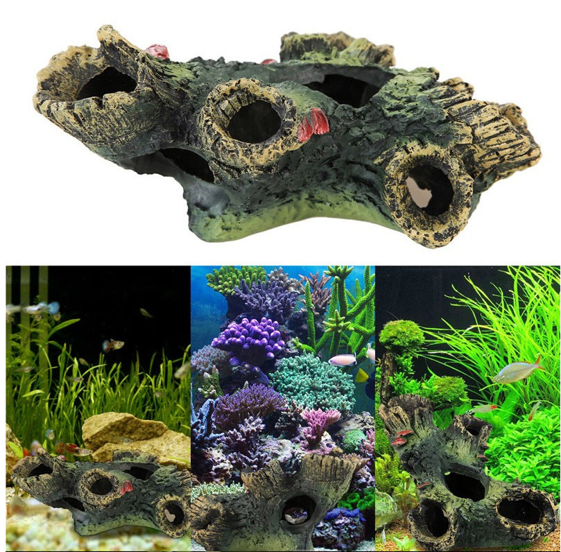 Aquarium Landscape Decoration Set