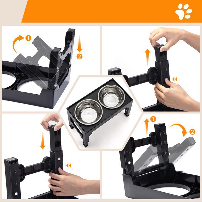 Pet Lifting Feeding Bowl Neck Protection Anti-Tumble Dedicated
